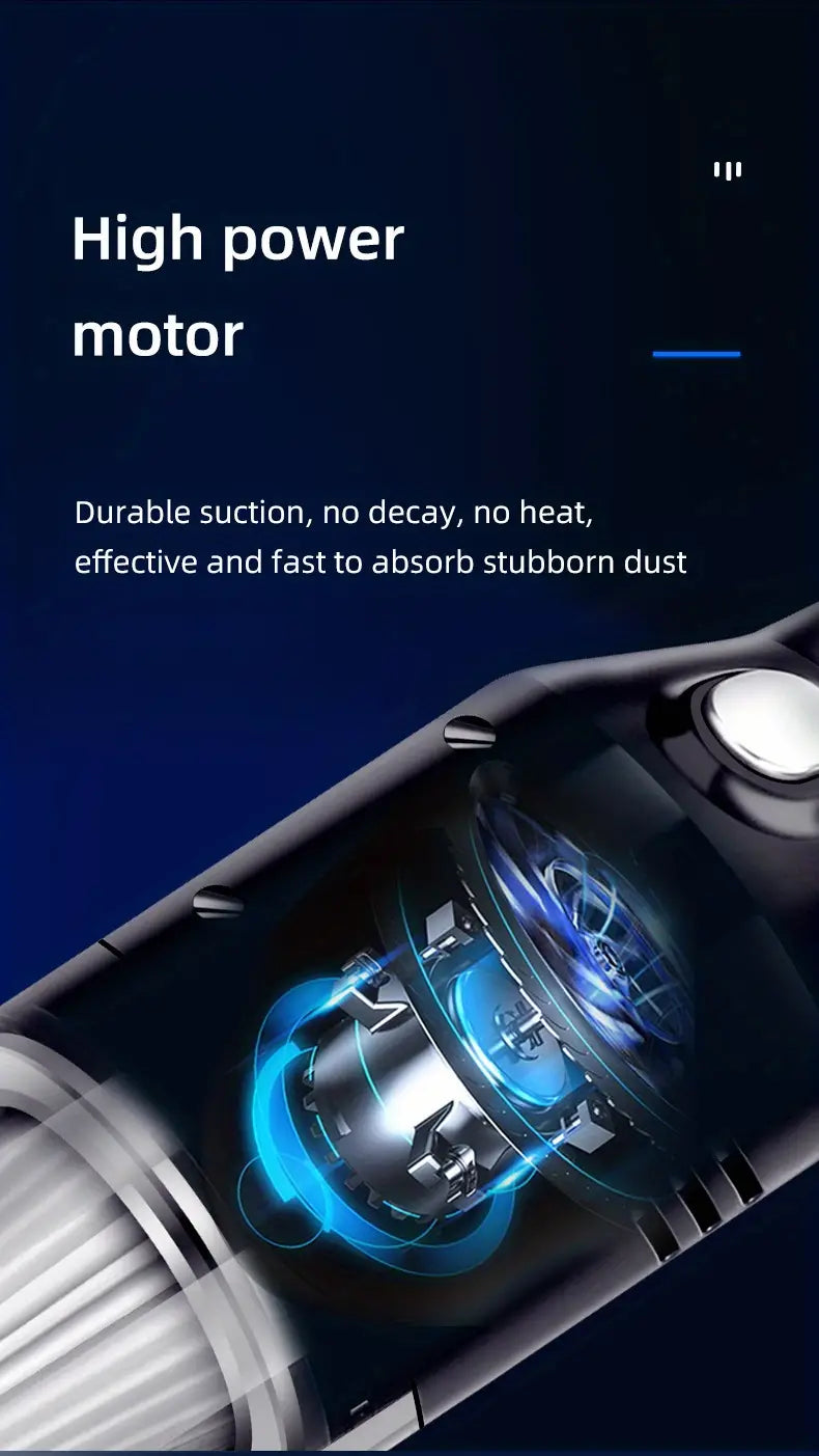 PrimeCart - Wireless Car Vacuum Cleaner with Powerful Suction