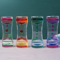 PrimeCart - Dual Color Liquid Acrylic Hourglass Timer Decor