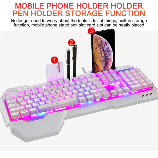 PrimeCart - Ergonomic Mechanical Keyboard with RGB Backlight