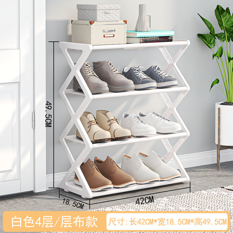 PrimeCart - X-Type Multi-Functional Shoe Rack With Two Layers