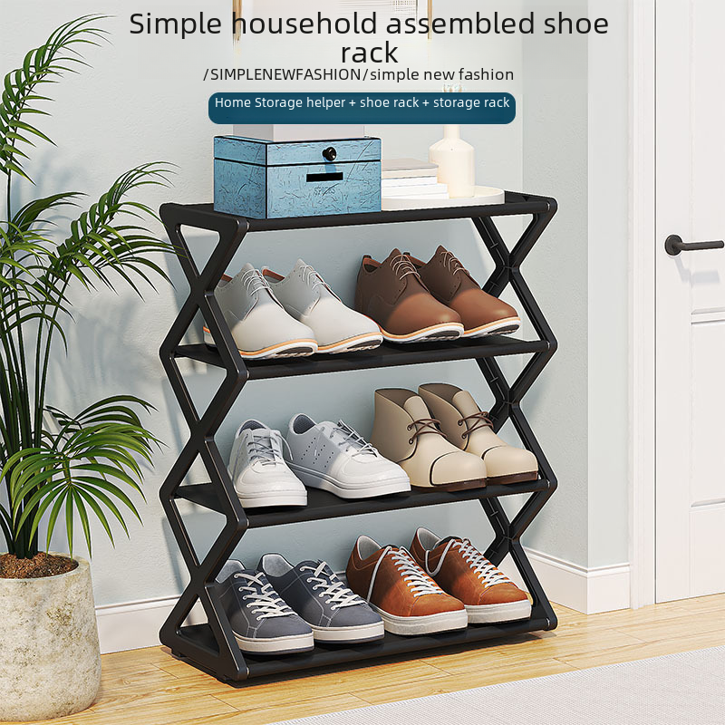 PrimeCart - X-Type Multi-Functional Shoe Rack With Two Layers