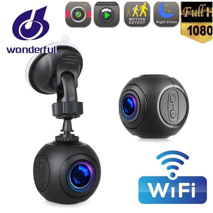 PrimeCart - Mini WiFi FHD 1080P Car Dash Cam with GPS & Night Vision