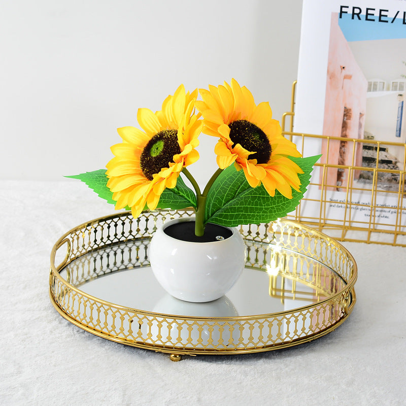 PrimeCart - Touch Rechargeable LED Sunflower Night Light Bouquet
