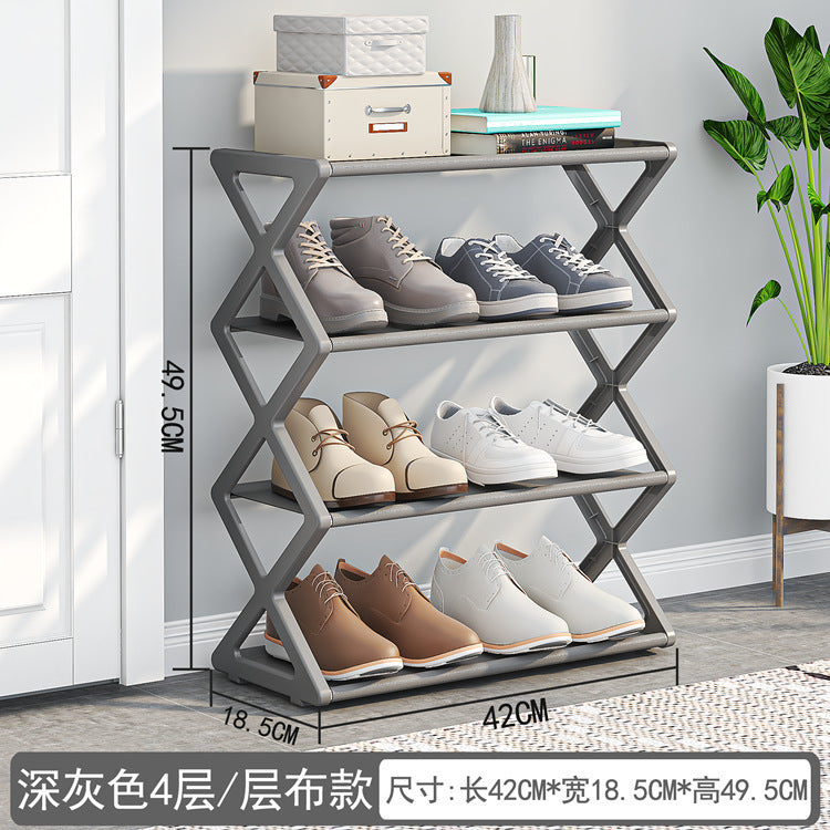 PrimeCart - X-Type Multi-Functional Shoe Rack With Two Layers