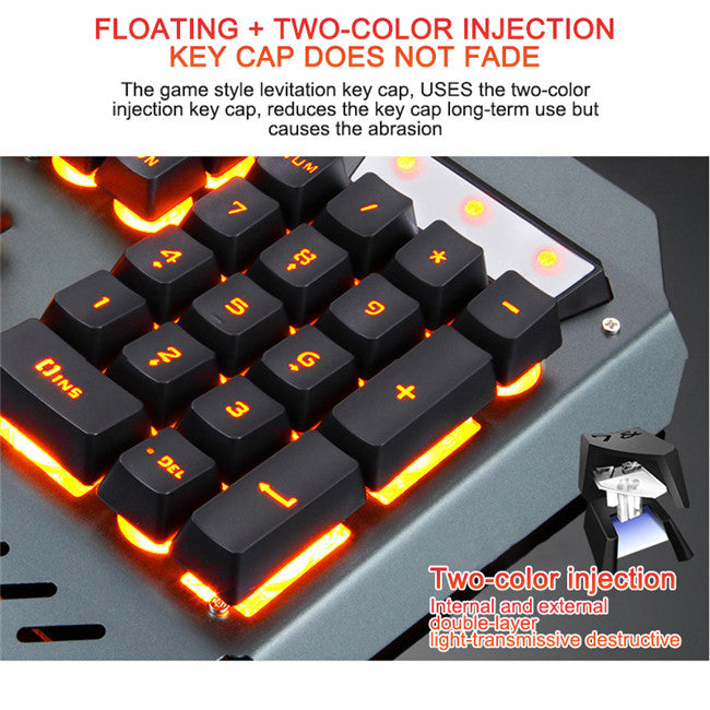 PrimeCart - Ergonomic Mechanical Keyboard with RGB Backlight
