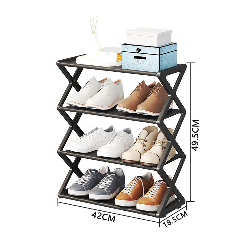 PrimeCart - X-Type Multi-Functional Shoe Rack With Two Layers