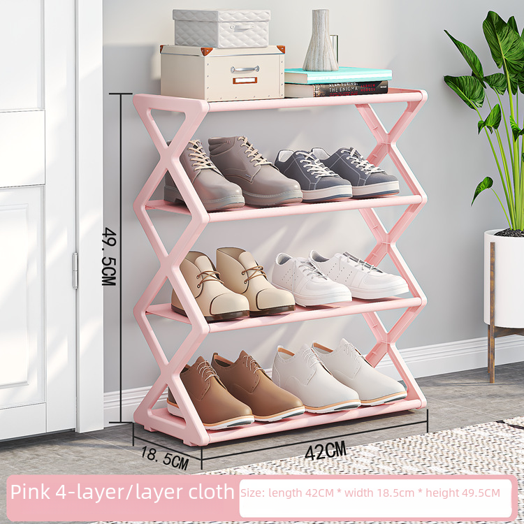 PrimeCart - X-Type Multi-Functional Shoe Rack With Two Layers
