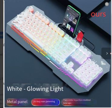 PrimeCart - Ergonomic Mechanical Keyboard with RGB Backlight