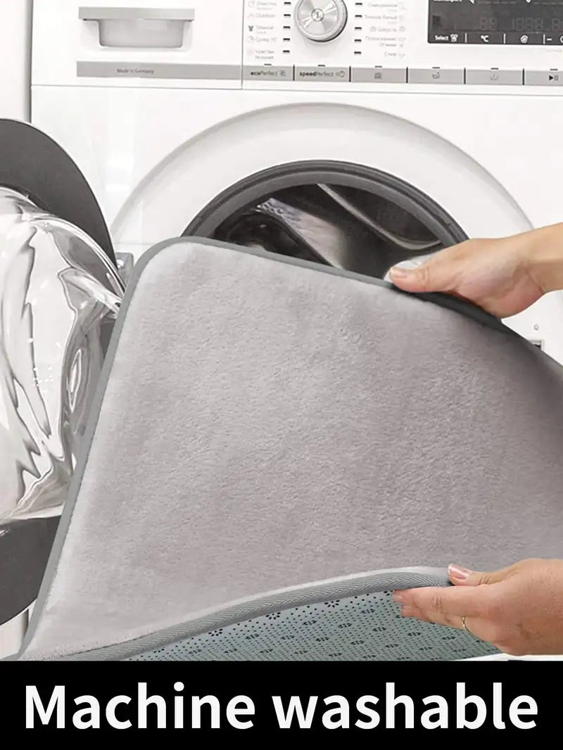 PrimeCart - Rectangular Sponge Bath Mat