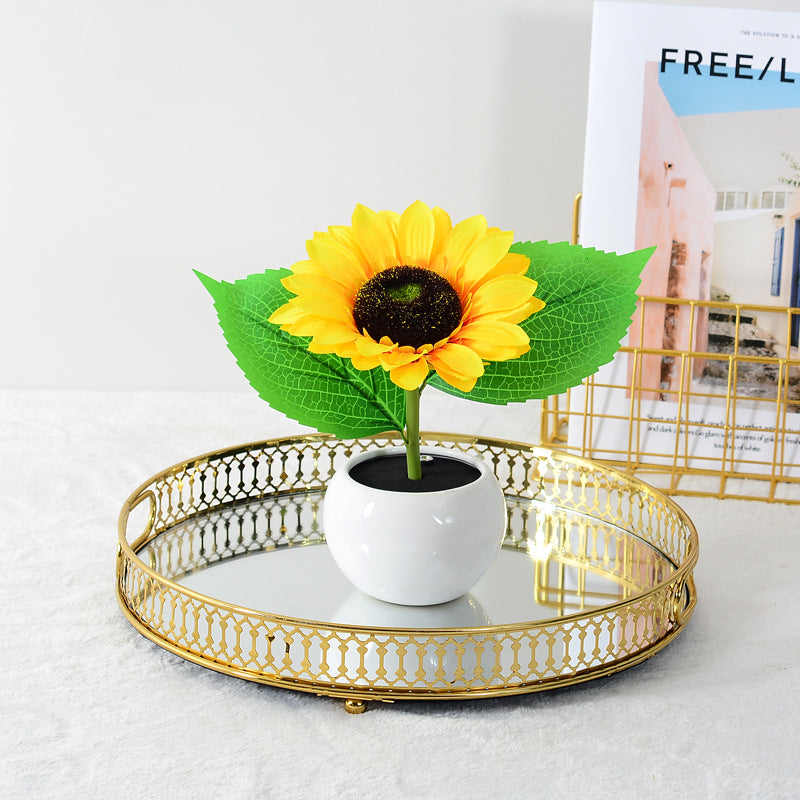 PrimeCart - Touch Rechargeable LED Sunflower Night Light Bouquet