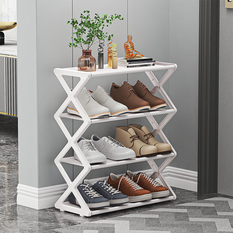 PrimeCart - X-Type Multi-Functional Shoe Rack With Two Layers